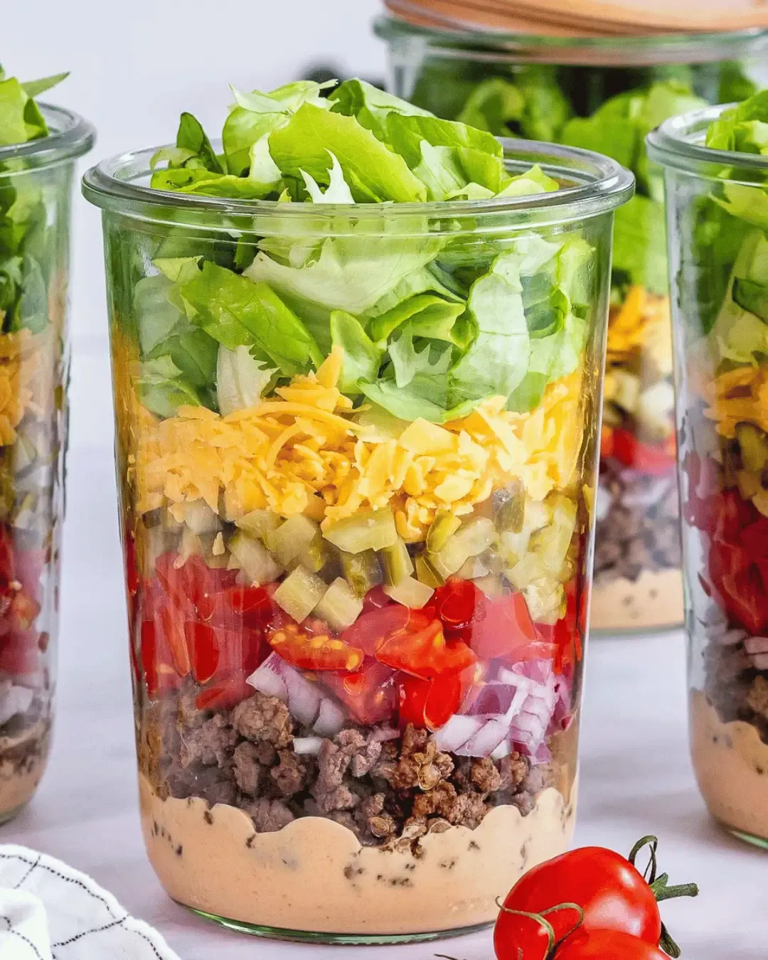 INSALATA STILE HAMBURGER + CONDIMENTO SPECIALE